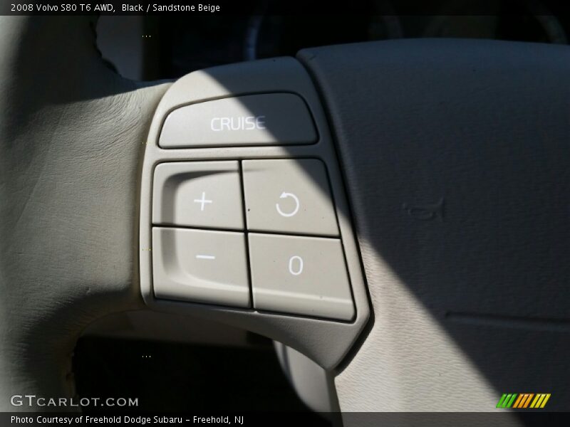 Black / Sandstone Beige 2008 Volvo S80 T6 AWD
