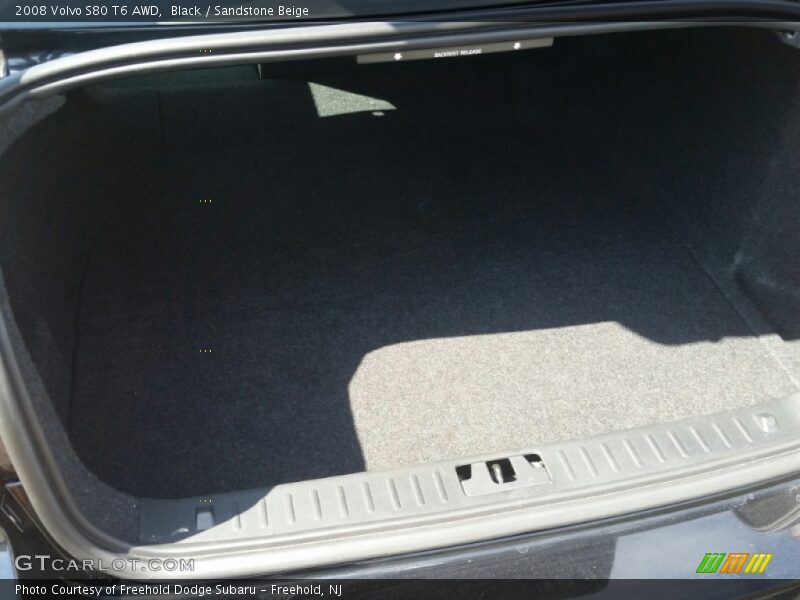 Black / Sandstone Beige 2008 Volvo S80 T6 AWD