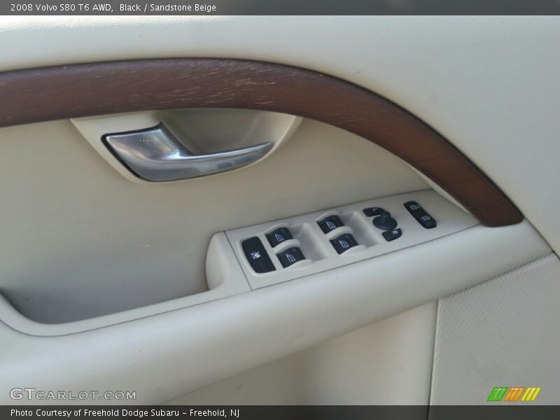 Black / Sandstone Beige 2008 Volvo S80 T6 AWD