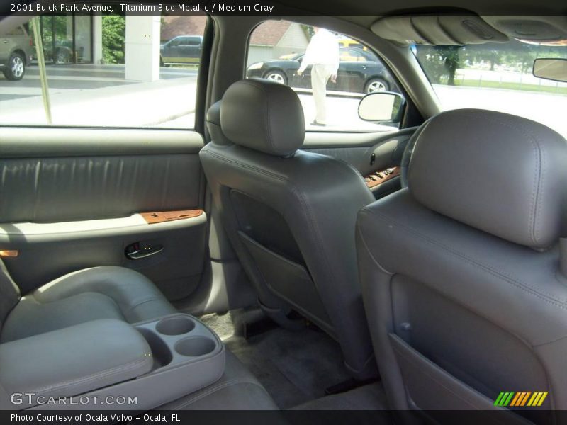 Titanium Blue Metallic / Medium Gray 2001 Buick Park Avenue