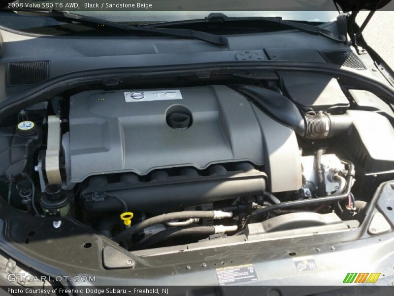 Black / Sandstone Beige 2008 Volvo S80 T6 AWD