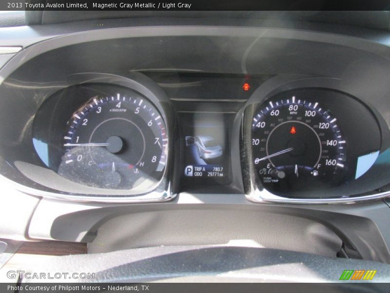 Magnetic Gray Metallic / Light Gray 2013 Toyota Avalon Limited
