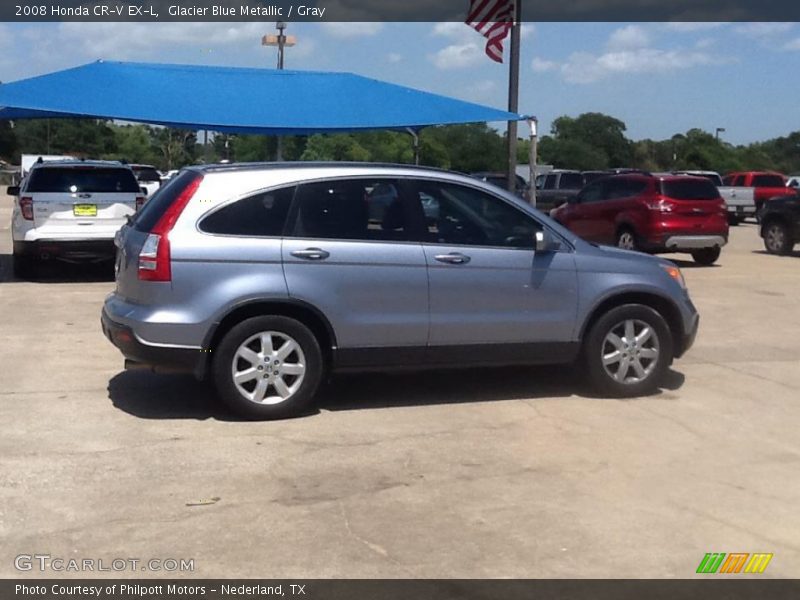 Glacier Blue Metallic / Gray 2008 Honda CR-V EX-L