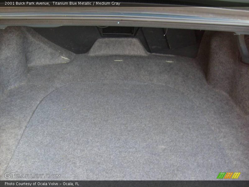 Titanium Blue Metallic / Medium Gray 2001 Buick Park Avenue