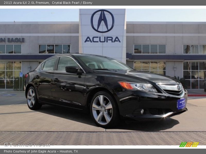 Crystal Black Pearl / Ebony 2013 Acura ILX 2.0L Premium
