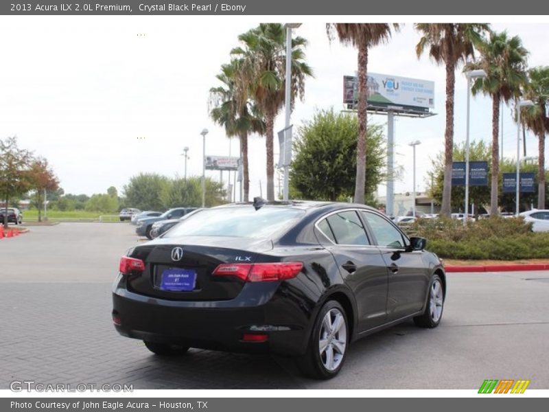 Crystal Black Pearl / Ebony 2013 Acura ILX 2.0L Premium