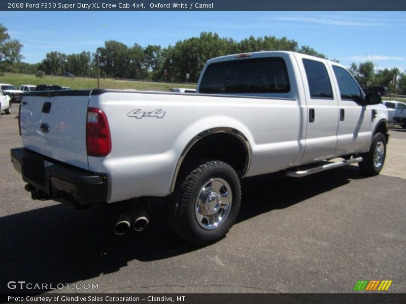 Oxford White / Camel 2008 Ford F350 Super Duty XL Crew Cab 4x4