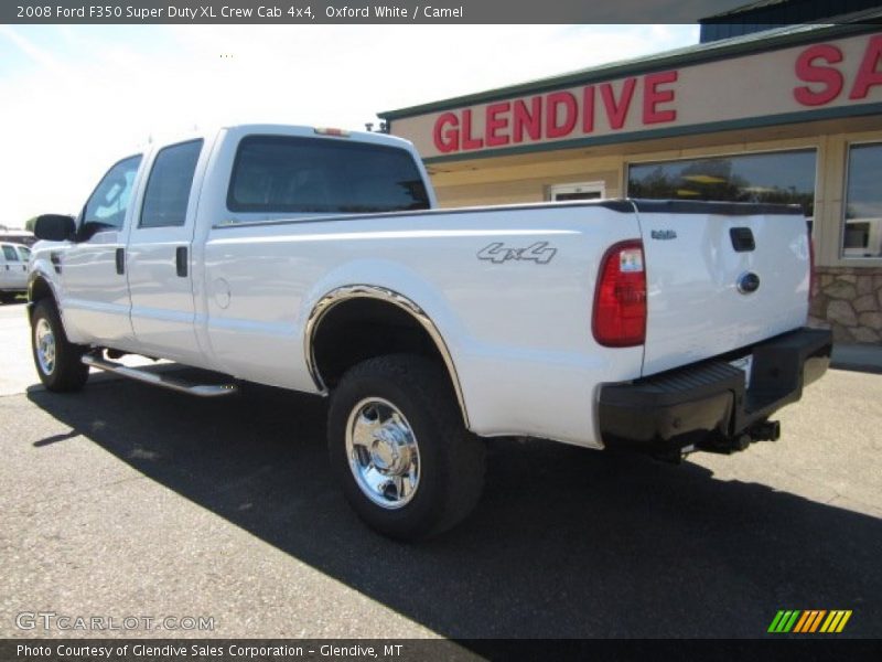 Oxford White / Camel 2008 Ford F350 Super Duty XL Crew Cab 4x4