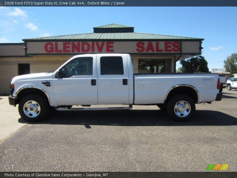 Oxford White / Camel 2008 Ford F350 Super Duty XL Crew Cab 4x4