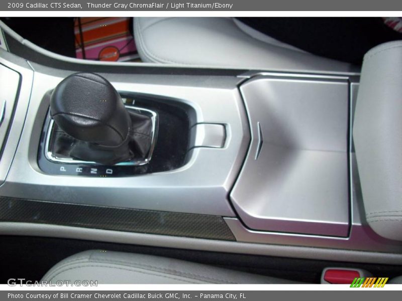 Thunder Gray ChromaFlair / Light Titanium/Ebony 2009 Cadillac CTS Sedan