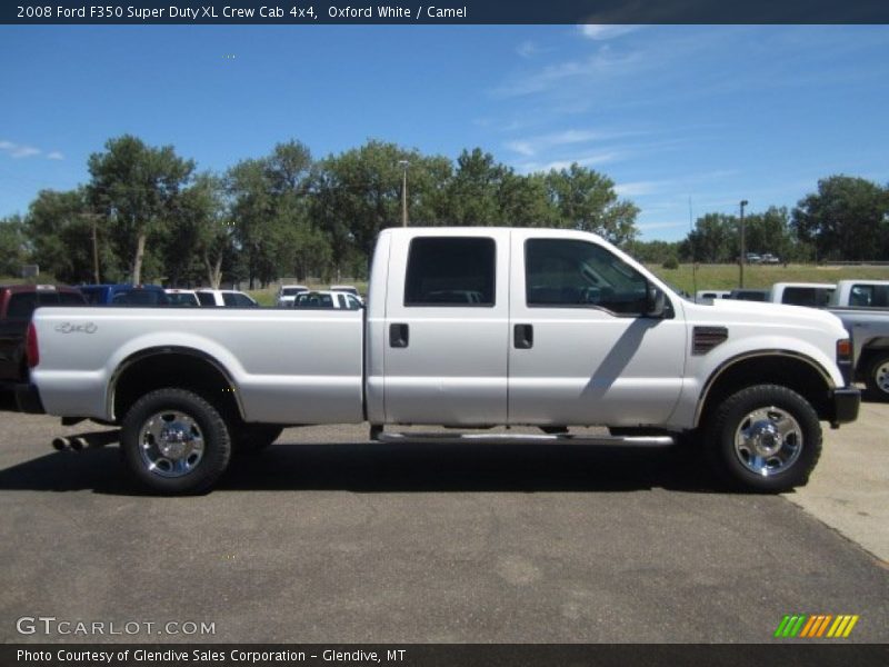 Oxford White / Camel 2008 Ford F350 Super Duty XL Crew Cab 4x4