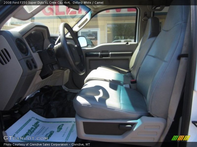 Oxford White / Camel 2008 Ford F350 Super Duty XL Crew Cab 4x4