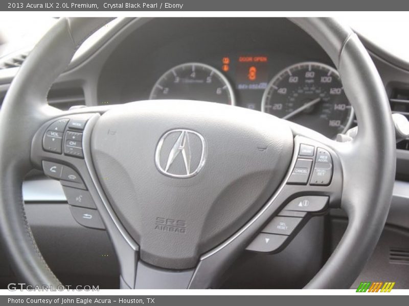 Crystal Black Pearl / Ebony 2013 Acura ILX 2.0L Premium