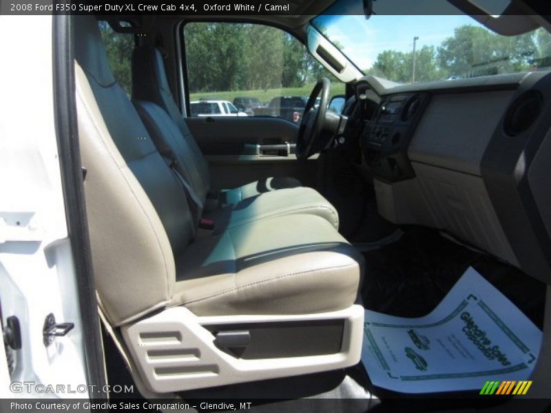 Oxford White / Camel 2008 Ford F350 Super Duty XL Crew Cab 4x4
