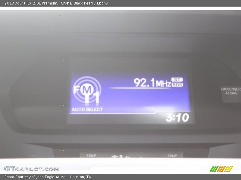 Crystal Black Pearl / Ebony 2013 Acura ILX 2.0L Premium