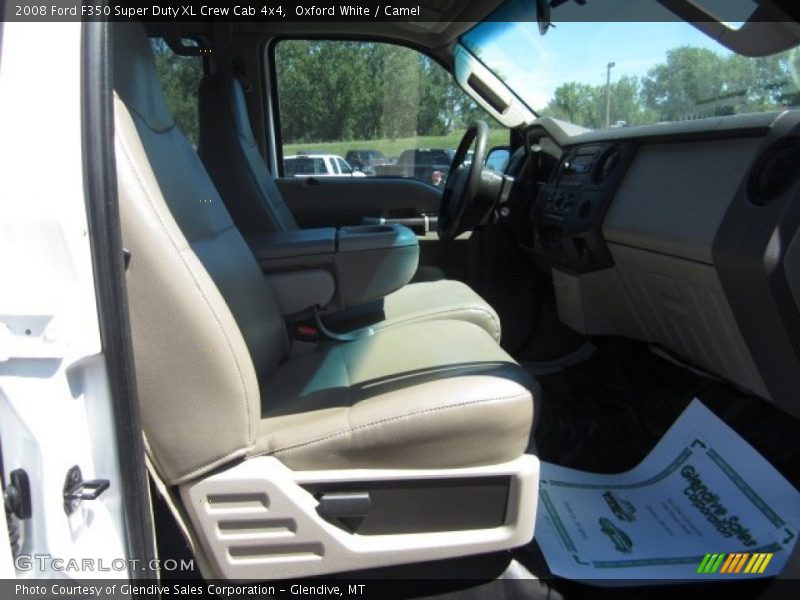 Oxford White / Camel 2008 Ford F350 Super Duty XL Crew Cab 4x4