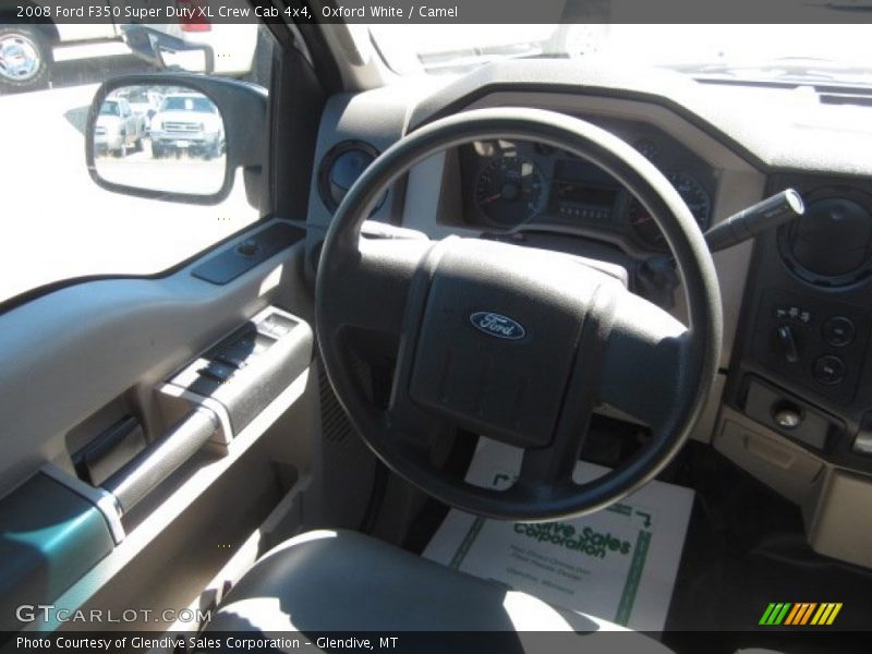 Oxford White / Camel 2008 Ford F350 Super Duty XL Crew Cab 4x4