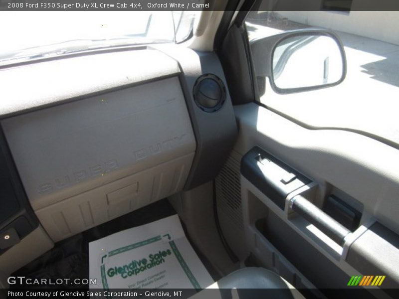 Oxford White / Camel 2008 Ford F350 Super Duty XL Crew Cab 4x4