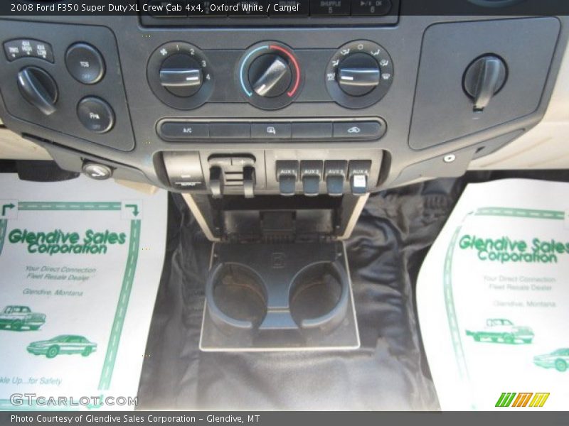 Oxford White / Camel 2008 Ford F350 Super Duty XL Crew Cab 4x4