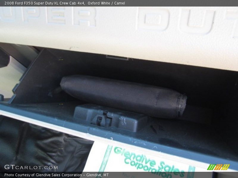 Oxford White / Camel 2008 Ford F350 Super Duty XL Crew Cab 4x4