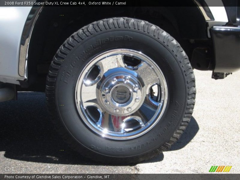 Oxford White / Camel 2008 Ford F350 Super Duty XL Crew Cab 4x4