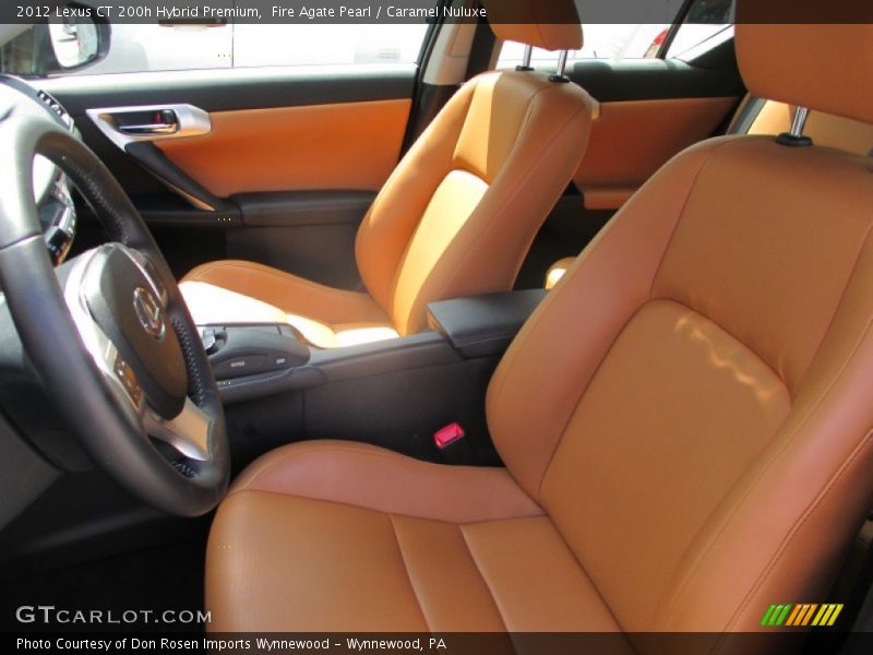 Fire Agate Pearl / Caramel Nuluxe 2012 Lexus CT 200h Hybrid Premium