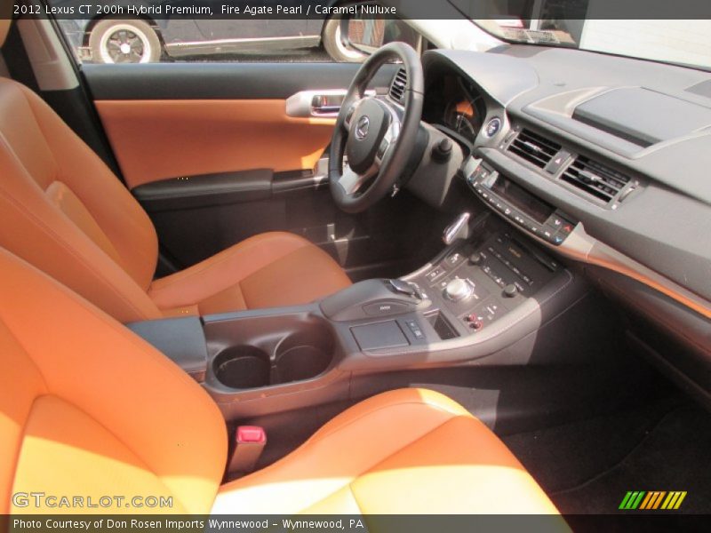 Fire Agate Pearl / Caramel Nuluxe 2012 Lexus CT 200h Hybrid Premium