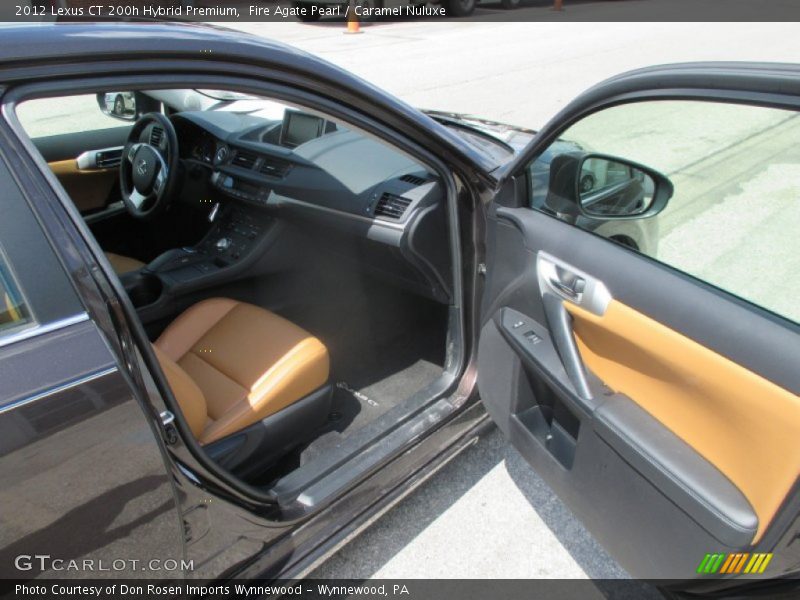 Fire Agate Pearl / Caramel Nuluxe 2012 Lexus CT 200h Hybrid Premium