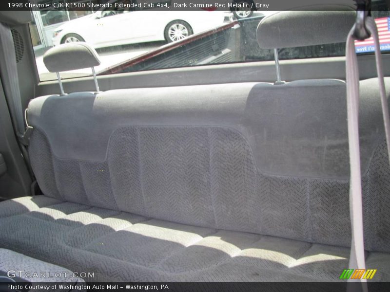 Dark Carmine Red Metallic / Gray 1998 Chevrolet C/K K1500 Silverado Extended Cab 4x4