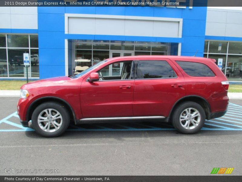 Inferno Red Crystal Pearl / Dark Graystone/Medium Graystone 2011 Dodge Durango Express 4x4