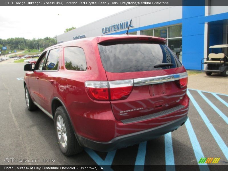 Inferno Red Crystal Pearl / Dark Graystone/Medium Graystone 2011 Dodge Durango Express 4x4