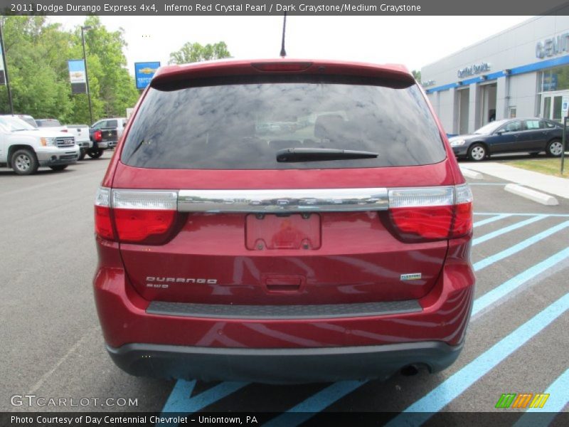 Inferno Red Crystal Pearl / Dark Graystone/Medium Graystone 2011 Dodge Durango Express 4x4