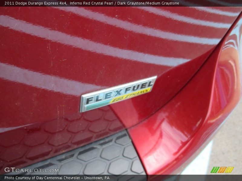 Inferno Red Crystal Pearl / Dark Graystone/Medium Graystone 2011 Dodge Durango Express 4x4