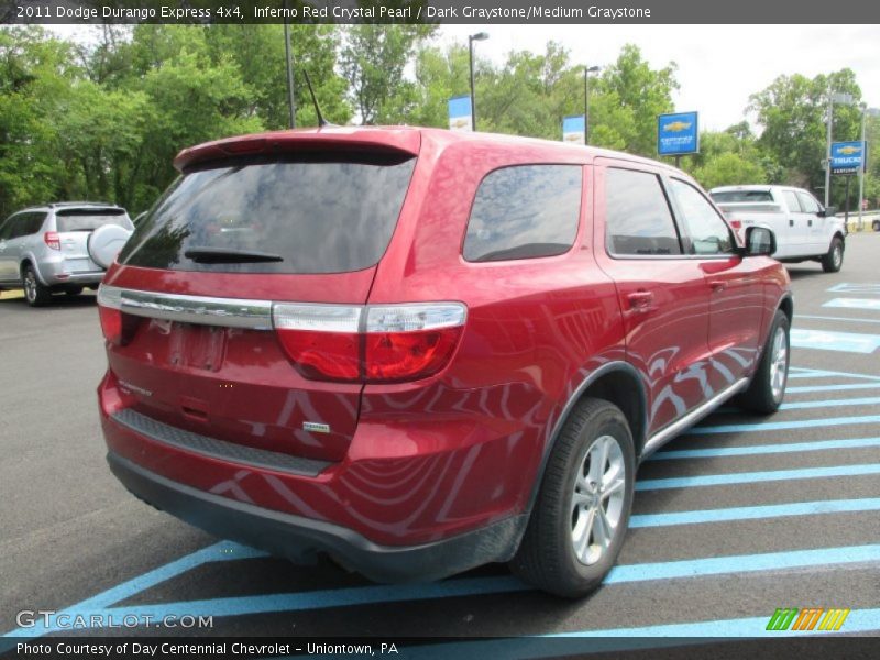 Inferno Red Crystal Pearl / Dark Graystone/Medium Graystone 2011 Dodge Durango Express 4x4
