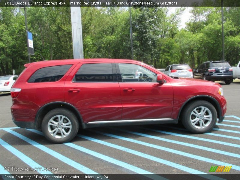 Inferno Red Crystal Pearl / Dark Graystone/Medium Graystone 2011 Dodge Durango Express 4x4