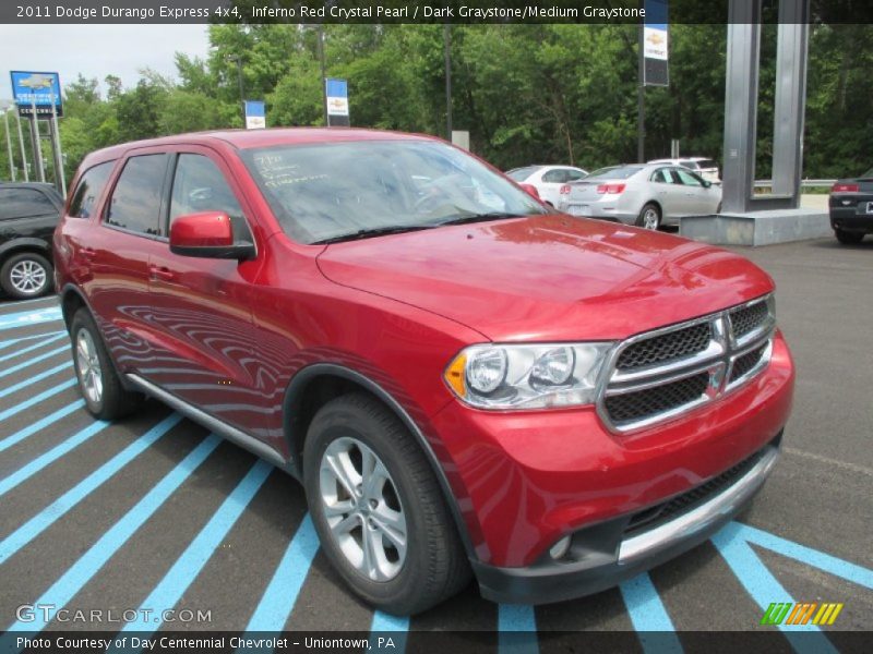 Inferno Red Crystal Pearl / Dark Graystone/Medium Graystone 2011 Dodge Durango Express 4x4