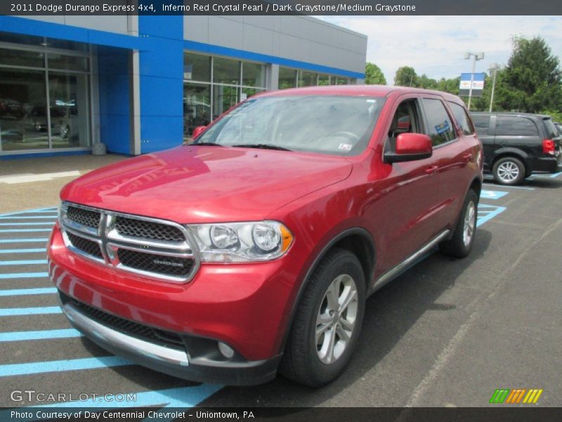 Inferno Red Crystal Pearl / Dark Graystone/Medium Graystone 2011 Dodge Durango Express 4x4