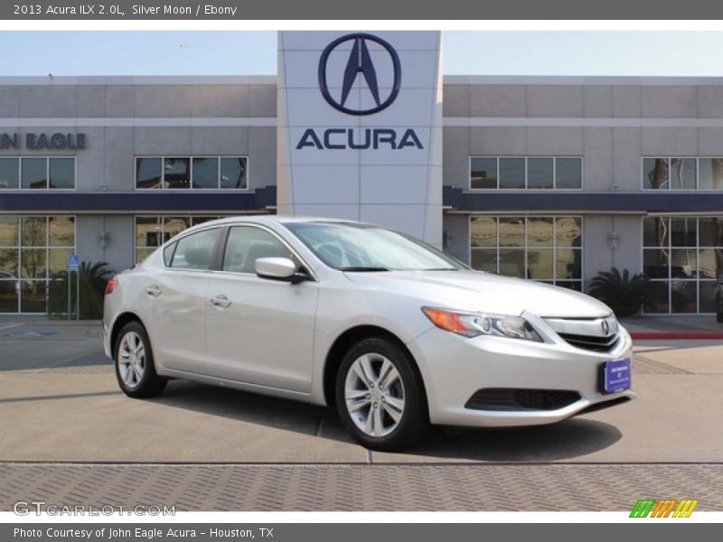 Silver Moon / Ebony 2013 Acura ILX 2.0L