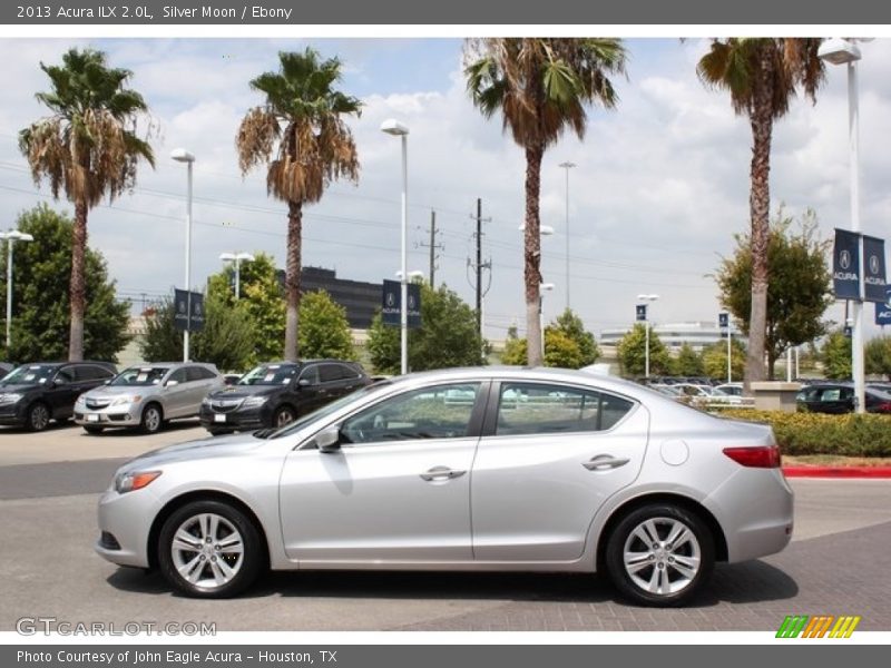 Silver Moon / Ebony 2013 Acura ILX 2.0L