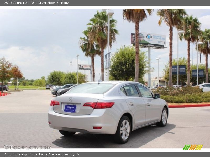 Silver Moon / Ebony 2013 Acura ILX 2.0L