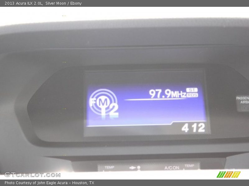 Silver Moon / Ebony 2013 Acura ILX 2.0L