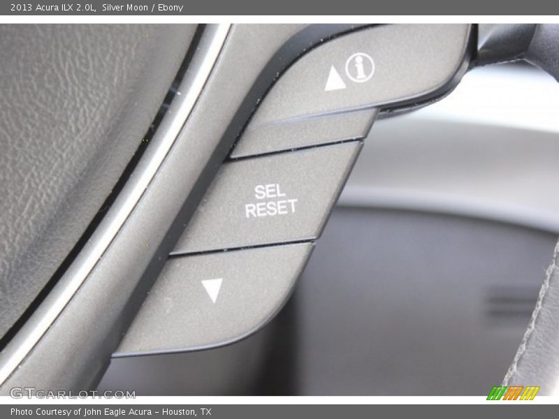 Silver Moon / Ebony 2013 Acura ILX 2.0L