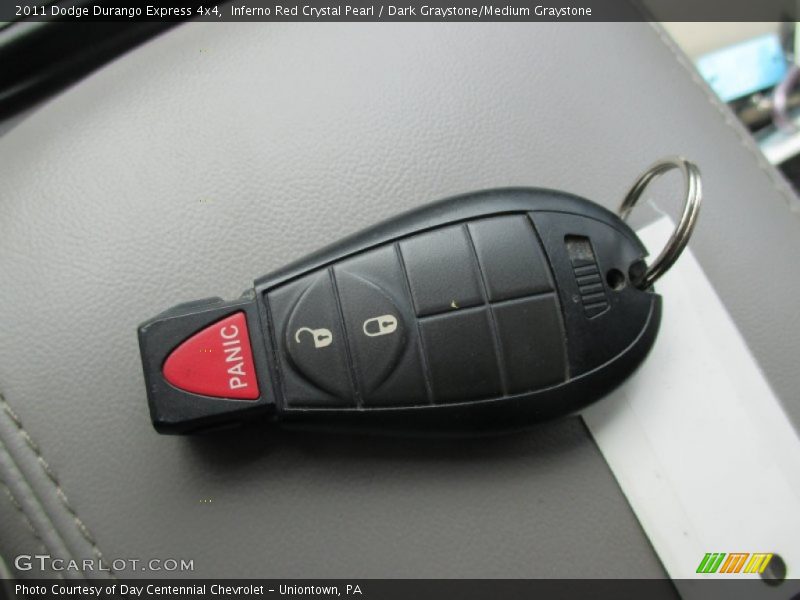 Inferno Red Crystal Pearl / Dark Graystone/Medium Graystone 2011 Dodge Durango Express 4x4