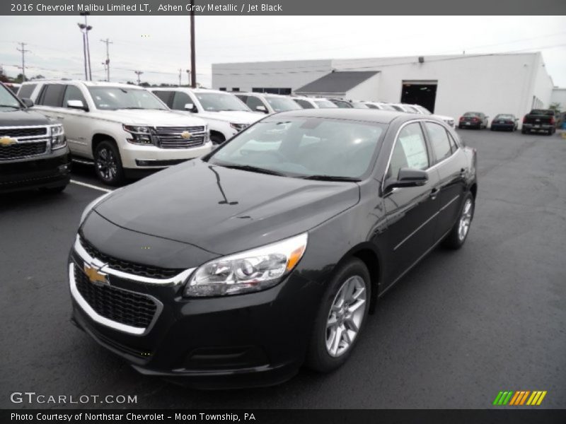 Ashen Gray Metallic / Jet Black 2016 Chevrolet Malibu Limited LT