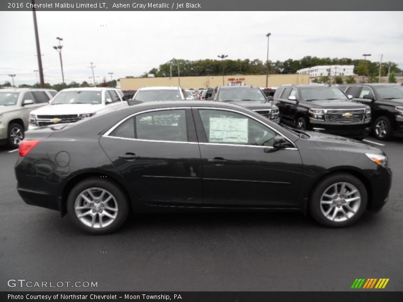 Ashen Gray Metallic / Jet Black 2016 Chevrolet Malibu Limited LT