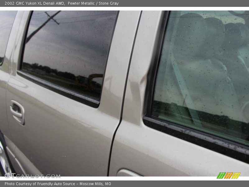 Pewter Metallic / Stone Gray 2002 GMC Yukon XL Denali AWD