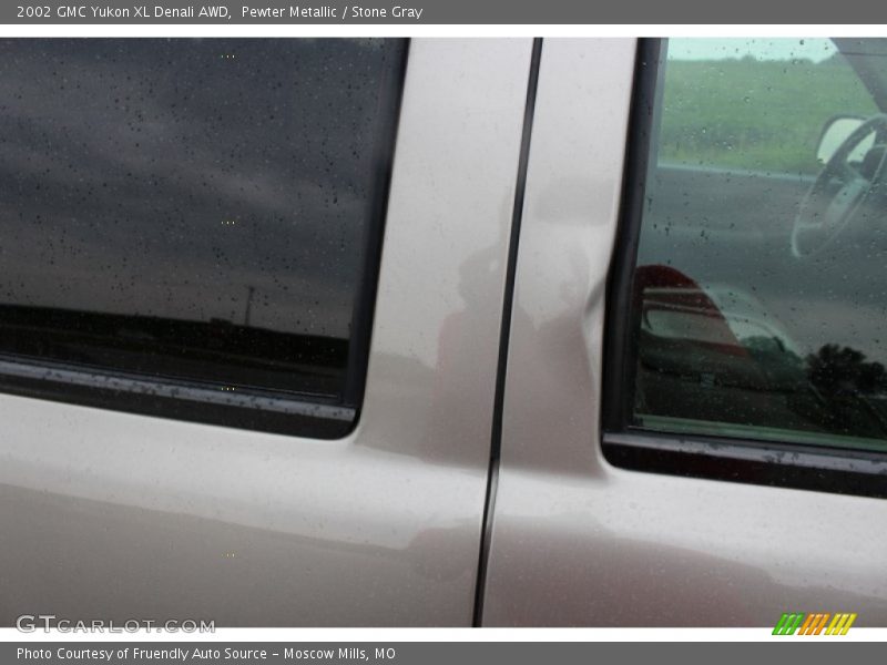 Pewter Metallic / Stone Gray 2002 GMC Yukon XL Denali AWD