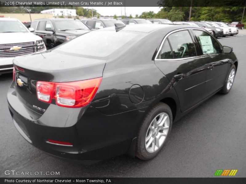 Ashen Gray Metallic / Jet Black 2016 Chevrolet Malibu Limited LT