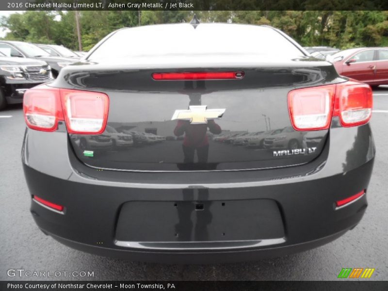 Ashen Gray Metallic / Jet Black 2016 Chevrolet Malibu Limited LT