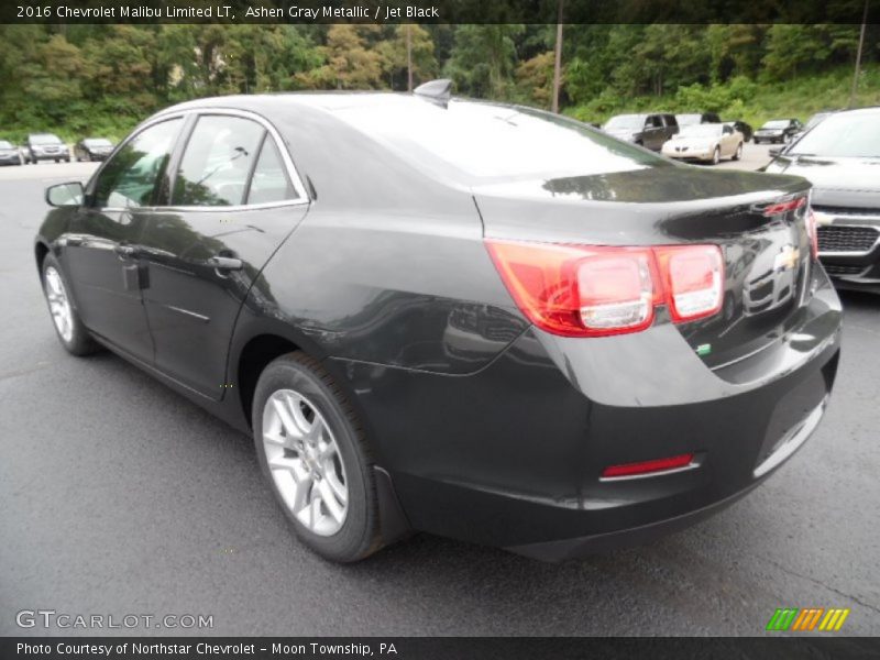 Ashen Gray Metallic / Jet Black 2016 Chevrolet Malibu Limited LT